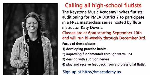 Free PMEA Flute Masterclass