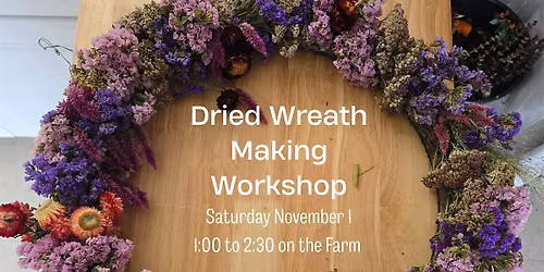 Seasonal Wreath Workshops at Village Farm