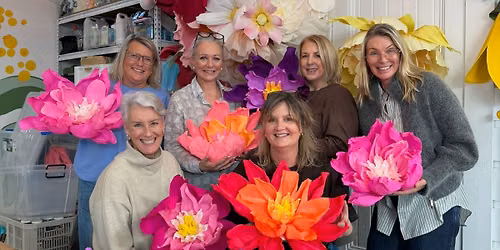 Giant Crepe Wallflower Workshops | Ventana Art Space comes to Australia