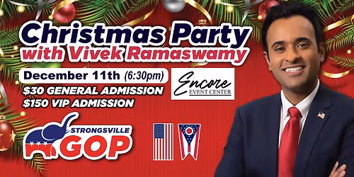 Strongsville GOP Christmas Party with Vivek Ramaswamy