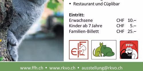 Internationale FIF\u00e9 Katzenausstellung Frauenfeld