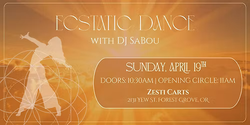 Ecstatic Dance at Zesti with DJ SaBou