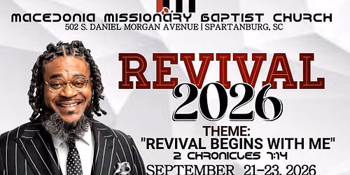 Macedonia MBC Revival 2026