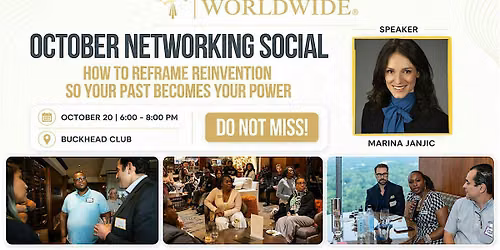 Christian Professionals October Networking Social: Your Past. Your Power.