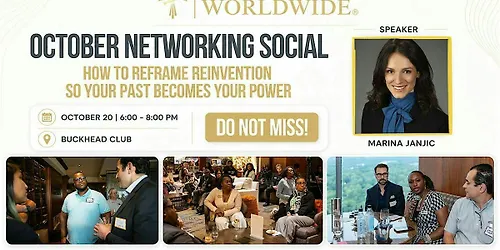 Christian Professionals October Networking Social Your Past. Your Power.