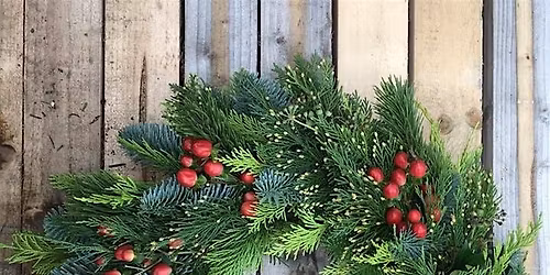 Fresh Holiday Wreath Workshop -Pine Lane Nursery - Session #2