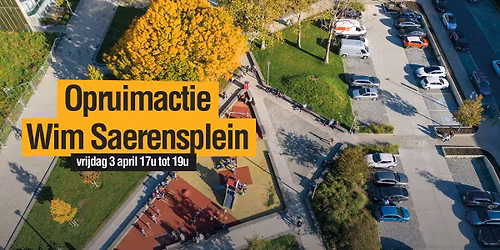 \ud83e\uddf9 Opruimactie op het Wim Saerensplein