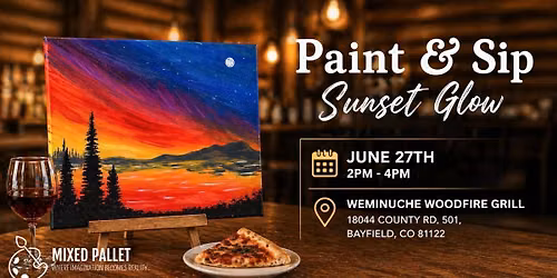 Paint & Sip - Sunset Glow