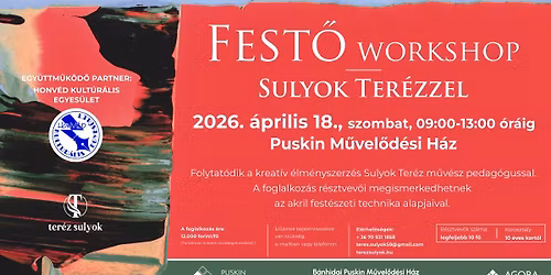 Fest\u0151 Workshop Sulyok Ter\u00e9zzel | Akril