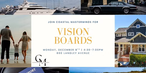 Coastal Masterminds Vision Board Night