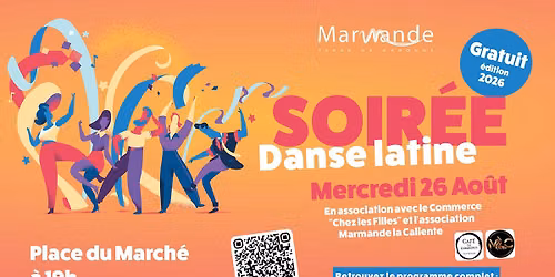 \ud83d\udc83 Soir\u00e9e danse Latine \ud83d\udc83