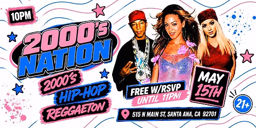 2000s Nation | Friday May 15th @ Mission Control Bar | Free w\/rsvp | 21+