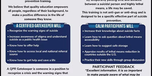 Community Suicide Prevention Training