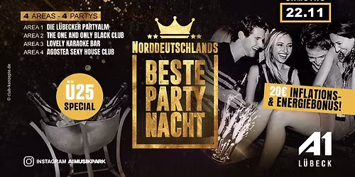 Norddeutschlands beste Partynacht & Ü 25 Club (18+)