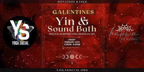 Galentine\u2019s Candlelit Yin & Sound Bath