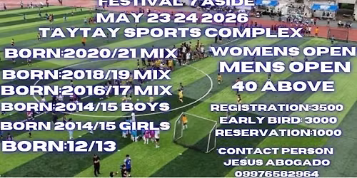 1st anniversary kick off football festival 