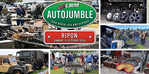 Land Rover, 4x4 and Vintage Autojumble Ripon 11 October 2026 - Trade