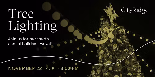 City Ridge Tree Lighting 2025