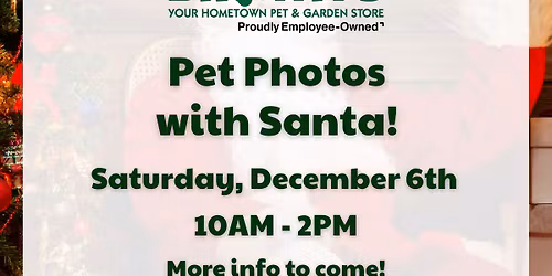 Pet Photos with Santa at A.W. Brown's