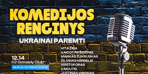 STAND UP SHOW KOMIKAI U\u017d UKRAIN\u0104