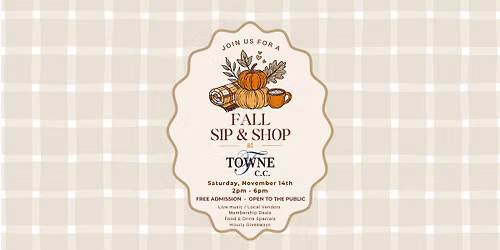 Fall Sip & Shop