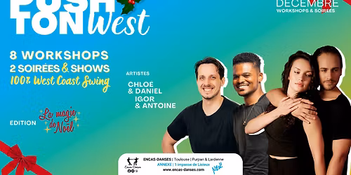 PUSH'TON WEST : Workshops + Soir\u00e9e Dansante 100% West Coast Swing - Toulouse