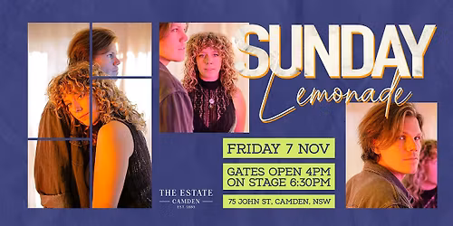 Sunday Lemonade: Live Music Event in Camden NSW