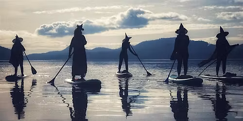 Witches and Wizards Paddle on the Puget Sound