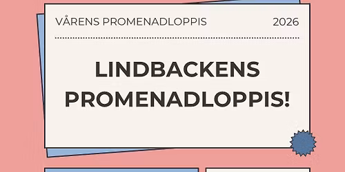 Lindbackens promenadloppis v\u00e5ren 2026
