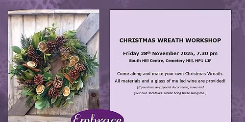 Christmas Wreath Making Workshop