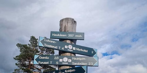 S\u00f8ndagstur til Hauk\u00e5sen-Sarabr\u00e5ten-Hauktjern