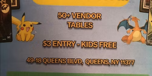 SUPERCON :  QUEENS  **  Sports Cards & Pokemon  +  Pokemon & Sports Cards