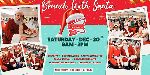 Interactive Santa Brunch at Sunliner Diner Gulf Shores