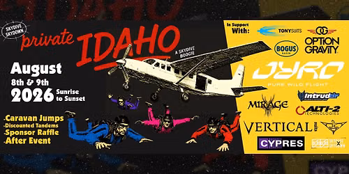 Private Idaho 2026 | A Skydive Boogie