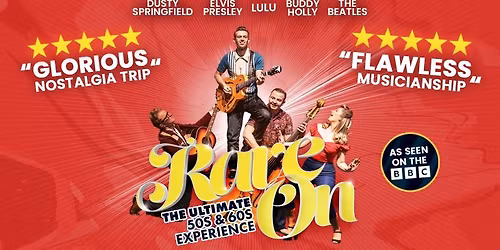 Rave On: The Ultimate 50s & 60s Experience starring The Bluejays at The Stables, Milton Keynes