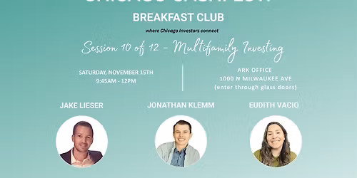 Chicago Cashflow Breakfast Club: REI Education & Networking  - 11\/15