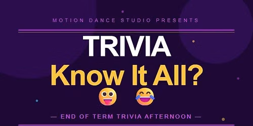 \ud83d\ude1b\ud83d\ude02 TRIVIA \u2014 Know It All?