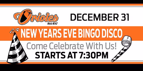 New Years Eve Bingo Disco