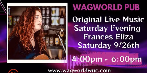 Original Live Music Saturday Evening: Frances Eliza