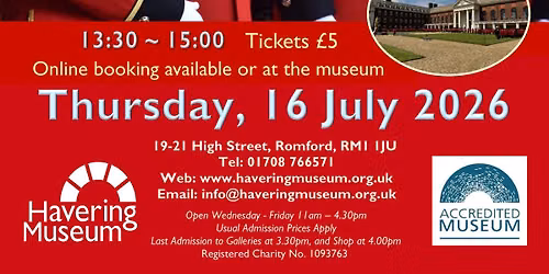 Talk: The Royal Hospital and The Chelsea Pensioners