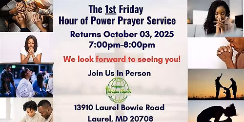 The 1st Friday Hour of Prayer Service!