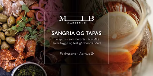Sangria og tapas \ud83e\uded2\ud83c\udf77\ud83e\udd58  En spansk sommeraften hos MIB-Martin Ib