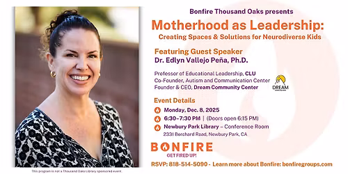 Bonfire presents: Motherhood as Leadership with Dr Edlyn Pe\u00f1a