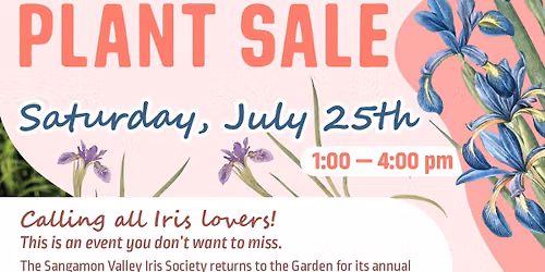 Sangamon Valley Iris Society Plant Sale!