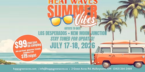 Heat Waves Summer Vibes 50s, 60s & 70s