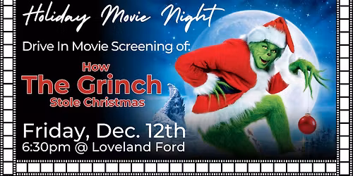 FREE Drive In Movie Night: How the Grinch Stole Christmas