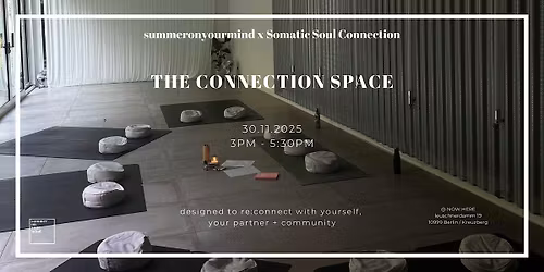 THE CONNECTION SPACE: Come as you are. Leave more connected.