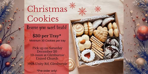 Christmas Cookie Tray Sale