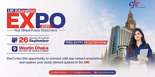 UK Education Expo 2026 \u2013 Dhaka | Instant Offers & Scholarships