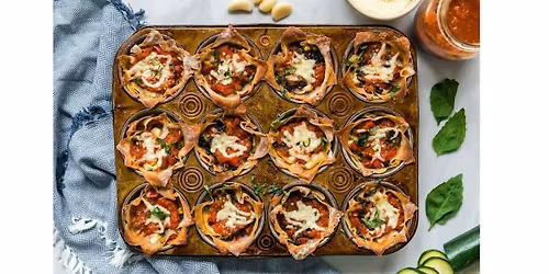 Culinary Kids:  Lasagna Cupcakes